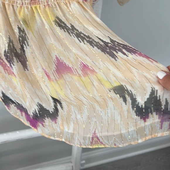 𝅺parker Chiffon Elastic Waist Bathing Suit Cover-Up MEDIUM by Parker - Picture 7 of 8